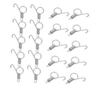 TOYANDONA 20pièces Crochet à Ressort Métal pour Porte De Cage Loquet pour Animaux De Compagnie Utilisation Intérieure Et Extérieure