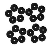 TOYANDONA 20pièces Tapis De Paillis Non Tissé pour Arbres Toile De Paillage Coussin De Paillis Protection Anti-Racines Cercle De Couvre-Base Arbre Barrière Anti-Racines