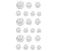 TOYANDONA 21 Pièces Bouchons en Silicone Réutilisables pour Sel et Poivre, Bouchon de Rechange Étanche, Résistant aux Odeurs, Adapté aux Bouteilles de Shaker, Usage Quotidien Cuisine