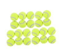 TOYANDONA 22 Pièces Balle de Tennis rebondissante pour Chien Boule de pour Chiens Chuck it balles Grosses Qui Bouge pelote de Tennis Caoutchouc