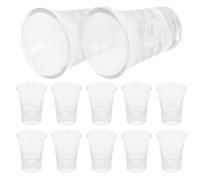 TOYANDONA 24 Coupes de Communion en Verre 15 Ml Mini Calices Transparents Réutilisables pour Offices Religieux, Lot de 24 Verres à Expresso et Petits Gobelets Polyvalents pour Repas