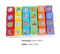 TOYANDONA 24 Pièces Animaux Plastique pour Jouets de Sceau et Sûrs Coffret Créatif pour Scrapbooking et Loisirs DIY