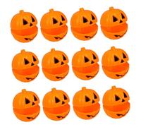 TOYANDONA 24 pièces Boîtes à Bonbons Citrouille Légères Conteneurs Remplissables pour Fête Halloween Stockage Pratique pour Friandises et Petits Objets Décoration Thématique Anniversaire