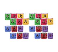 TOYANDONA 24 Pièces Bracelets à Claquer Ninja Halloween Bracelets Silicone Colorés Multicolores Jeu Sensoriel Rapide Accessoires Fête Garçon Fille Cadeaux Anniversaire et École