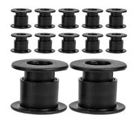 TOYANDONA 24 pièces Coussinets de roulement pour tiges de Baby-Foot 12 mm, Accessoires universels de réparation pour Football de Table, Parfaits pour soirées en Famille et décoration Festive,