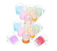 TOYANDONA 24 Pièces Plastic Dollhouse Beer Cup Models for Realistic Food Props and Educational Role Playing