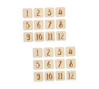 TOYANDONA 24pièces Cartes De Pour Garçon Fille De Cartes De Croissance Pour Enregistrement Mensuel Accessoires De Photographie Pour Fête De Naissance Et Suivi Des Étapes De