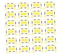 TOYANDONA 24Pièces Jouets de Signalisation Routière pour Garçon Fille Routier Miniature pour la Circulation Accessoires Enseignement et Décorations