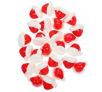 TOYANDONA 24pièces Mini Chapeaux De Noël Résine De Décorations Festives Ornements Adorables Pour Ambiance De Fête Accessoires De Décoration De Noël Pour Parties Et Intérieurs