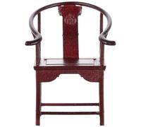 TOYANDONA 25, Chaise Cercle Traditionnelle Dossier Sculpté pour Bac à Sable, Décoration Intérieure Vintage, Mini Mobilier D'aménagement Paysager