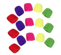 TOYANDONA 25 Pièces Couverture De Microphone Épaissie Bonnettes Pour Microphones Housses En Mousse Housse De Protection Micro Éponge