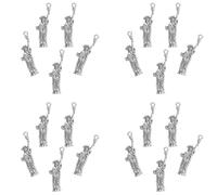 TOYANDONA 25 Pièces Pendentif Statue Liberté en Alliage Vintage pour | Breloque Argentée Résistante au Ternissement, Création de Bijoux, Thème Fête Nationale, Style Rétro