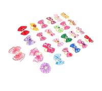 TOYANDONA 25pièces Nœuds Décoratifs pour Chiens Accessoires pour Toilettage Adorables Nœuds pour Petits Chiens Couleur Aléatoire