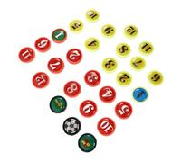 TOYANDONA 27 Pièces Aimants Numérotés de Remplacement pour Football Accessoires Indispensables pour Arbitres Entraîneurs