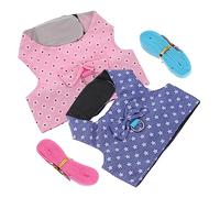 TOYANDONA 2ensembles Laisse pour Lapin Costume De Lapin Corde à Tirer Sangle De Poitrine Lot de Accessoires pour Promenades