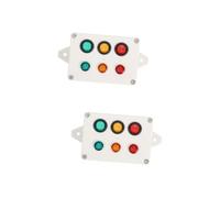 TOYANDONA 2ensembles Lampe LED pour Busy Board Montessori Accessoire Éducatif Interactif pour Garçon Fille avec Lumière Colorée Jouet Apprentissage Amusant pour Tout-Petits