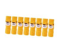 TOYANDONA 2ensembles Lot Chaussettes Jaunes Anti-Rayures pour Chien Protège-Jambes Et Coussinets Antidérapants pour Chiots Accessoires Textiles Doux Et Confortables