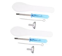 TOYANDONA 2ensembles Lot de Mini-entonnoirs Acier Inoxydable pour Remplissage Urnes avec Tournevis et Cuillère pour Bijoux Funéraires et Cendres de Crémation