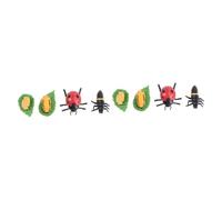 TOYANDONA 2ensembles Modèle De Jouet Éducatif sur Évolution des Insectes Décorations pour Fête Et Apprentissage Naturel pour Garçon Fille Cycle De Vie Coccinelle Araignée Et Abeille