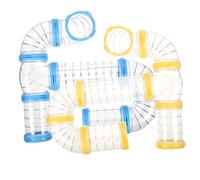 TOYANDONA 2Ensembles Tunnels Transparent pour Hamsters Kit de Tubes DIY pour Animaux de Compagnie Accessoires de Cage Sécurisés Durables Aventure Exploration pour Hamsters