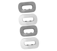 TOYANDONA 2ensembles Verrou De Sécurité Multipurpose Pour Réfrigérateur Et Placard Design à Double Bouton Blanc Pour Animaux De Compagnie
