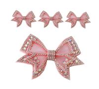 TOYANDONA 2paire Boucles De Chaussures Amovibles à Nœud Décoratif Clips Avec Cristaux Scintillants Pour Talons Hauts Femmes Et Filles Occasions Spéciales Comme Mariages Et Fêtes