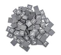 TOYANDONA 2paquets Cubes Bois Naturels Lot Lettres Alphabet Anglaises pour Garçon Fille Activités Copeaux Bois Craft Décoration Maison