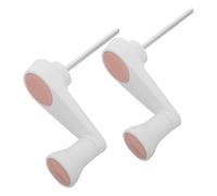 TOYANDONA 2pcs Manivelle de Bureau à Hauteur Réglable en Plastique Rose, Mécanisme de Levage de Table pour Bureau D'étude, Réglage Fluide et Stabilité Garantie en Salle de Classe
