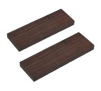 TOYANDONA 2pcs Matériel en Bois Marron Robuste pour Chevalet et Sillet de Guitare Acoustique, Lutherie Fabrication D'instruments de Musique