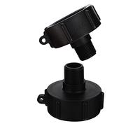 TOYANDONA 2pièces Adaptateur pour Bac IBC Connecteur Fileté Raccord Adaptateur Vannes De Remplacement Compatible avec Réservoirs Et Accessoires