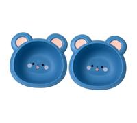 TOYANDONA 2pièces Bassin De Lavage Miniature Pour Garçon Fille Lavabo Cartoon Pour Hygiène Infantile Design Empilable Et Antidérapant Couleur Bleue Matériau Et Sûr