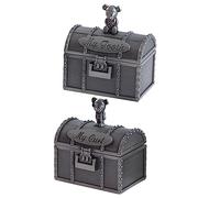 TOYANDONA 2pièces Boîte à Dents Pour Organisateur De Dents De Lait Et Cheveux Fœtaux Souvenir Rangement Pratique Et Compact