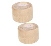 TOYANDONA 2pièces Boîte De Souvenir Bois Pour Première Coupe De Cheveux Coffret De Mémoires Pour Rangement Pratique Et Esthétique Pour Trésors Enfance