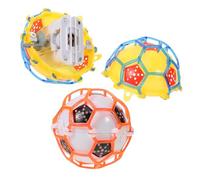 TOYANDONA 2Pièces Boule Lumineuse de Football Sautant pour Garçon Fille Électrique sans Batterie pour Jeux Intérieur et Extérieur Couleurs Aléatoires