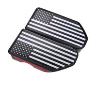 TOYANDONA 2pièces Capuchons de Rails de Lit de Benne de Camion avec Design Drapeau Protection Poussière et Pluie Accessoires Compatibles avec Camions 2019-2020