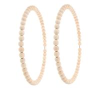 TOYANDONA 2pièces Couronnes Bois Pour Diy Supports Pour Guirlandes Cercles à Broder Décorations De Porte Entrée Saison