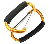 TOYANDONA 2pièces De Transport Pour Patins à Roues Clips Carabiner Avec Poignées Éponge Support Pratique Pour Skis Et Bottes De Patinage Doré