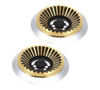 TOYANDONA 2pièces Diffuseur De Cuisinière à Gaz Inoxydable Support Brûleur Pour Cuisinière Électrique Anneau De Wok Pour Cuisine