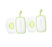 TOYANDONA 2pièces Distributeur de Lingettes Portable et Étui de Voyage pour Lingettes avec Couvercle Hermétique et Sangle pour Salle de Bain Voyages