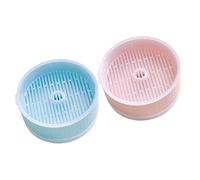 TOYANDONA 2pièces Jardinière Chat Hydroponique Pratique Bac sans Terre pour Herbe à Chat Facile à Utiliser Bleu Et Rose