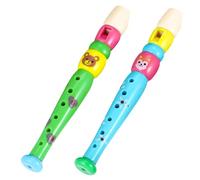 TOYANDONA 2pièces Jouet Éducatif Musique Flûte à Six pour Garçon Fille Couleur Aléatoire