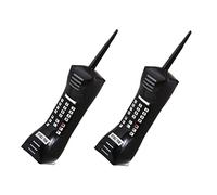 TOYANDONA 2Pièces Jouets Téléphone Portable Gonflables Rétro Noir Accessoires de Fête Années pour Garçon Fille et Décorations de Party