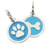 TOYANDONA 2pièces Médaille pour Animal De Compagnie Identification pour Chat Et Chien Gravure Personnalisée Lot de Médailles Rondes Délicates