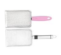 TOYANDONA 2pièces Pelle à Litière Maille pour Chat Petite Pelle à Litière à Petits Tamis à Métal Cuillère à Fine pour Animaux De Compagnie