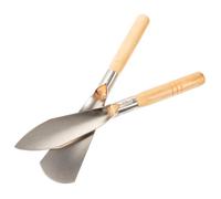 TOYANDONA 2pièces Pelle De Jardin Compacte Acier Inoxydable avec Manche Bois De Pelles Multifonctions pour Transplantation Désherbage Et Préparation du Sol Outils Durables pour Plantes Pot e