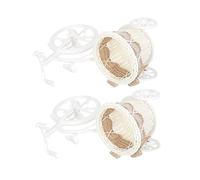 TOYANDONA 2pièces Petits Paniers à Fleurs Tressés Imitation Rotin Pour Décoration Et Aménagement Intérieur