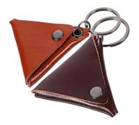TOYANDONA 2pièces Pochette De Rangement pour Médiators Portable avec Porte-clés Étui pour Médiators Cuir Support pour Léger Et Compact