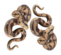 TOYANDONA 2pièces Serpents Simulés Réalistes pour Jouets Halloween Effrayants Accessoires De Farces Et Décorations