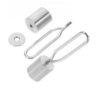 TOYANDONA 2pièces Système De Poids pour Barbecue Acier Inoxydable Stabilisateurs pour Rôtissoire Accessoires pour Gril Et Fêtes Plein Air