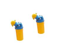 TOYANDONA 2pièces Urinal Portable Garçon Fille Urinoir De Voyage Pour Garçon Fille Et Tout Pratique Et Léger Pour Camping Et Voiture Design Cartoon Adorable Sans Fuite